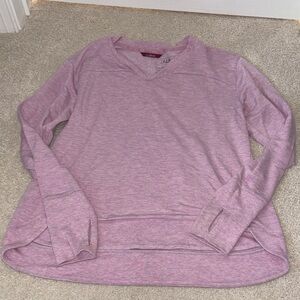 L.L. Bean Pink V-Neck Top